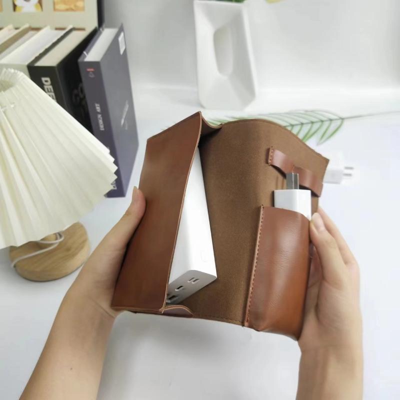 Tech Accessories Travel Case - 1PC PU 가죽 다중 수납칸 정리함