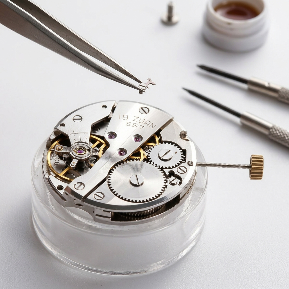상하이 7120 시계 무브먼트 예비 부품 빈티지 기계식 - Unique Tech Accessories 리뷰 및 가격