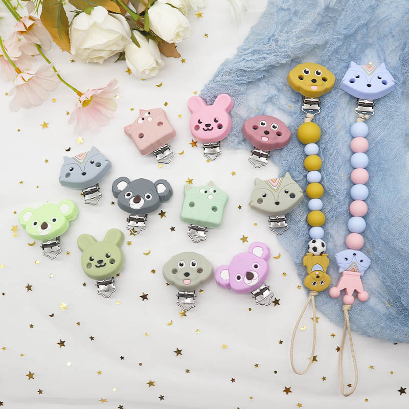 10개 실리콘 고무젖꼭지 체인 클립 DIY 아기 치발기 - Unique Tech Accessories 리뷰 및 가격