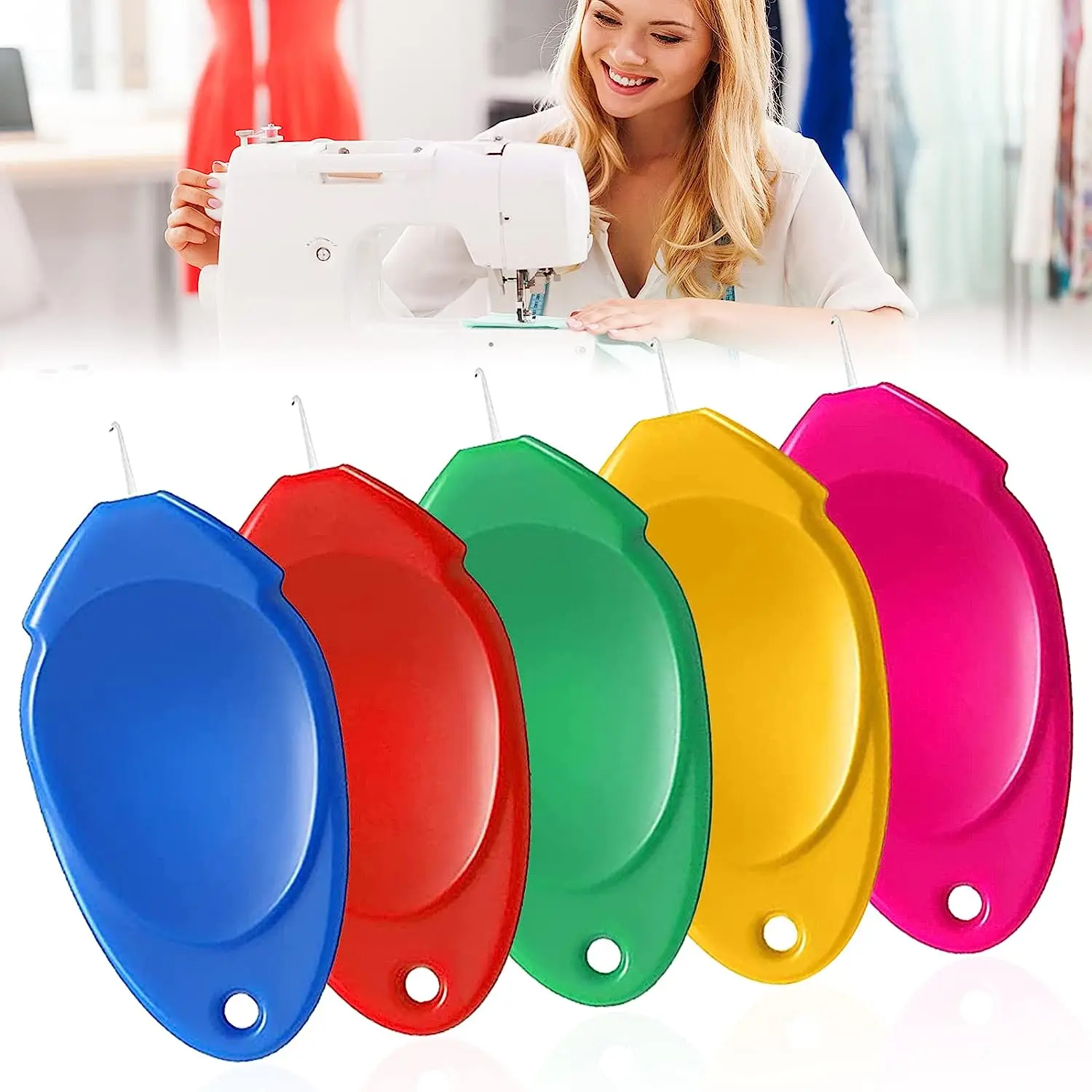 10Pcs 쉬운 자동 바늘 실꿰기 노인 가이드 바느질  - Unique Tech Accessories 리뷰 및 가격