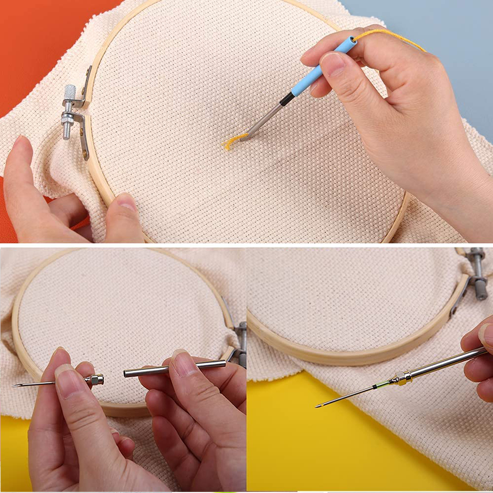 자수 스티치 펀치 바늘 찌르기 크로스 스티치 도구 뜨개 - Unique Tech Accessories 리뷰 및 가격