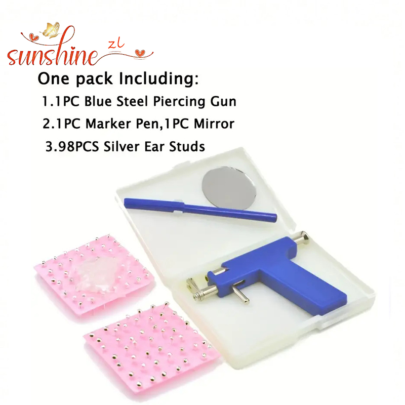 전문 귀뚫기 도구 세트 98종 귀걸이 스틸 귀 코 배꼽 - Unique Tech Accessories 리뷰 및 가격